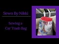 Sew a Car Trash Bag