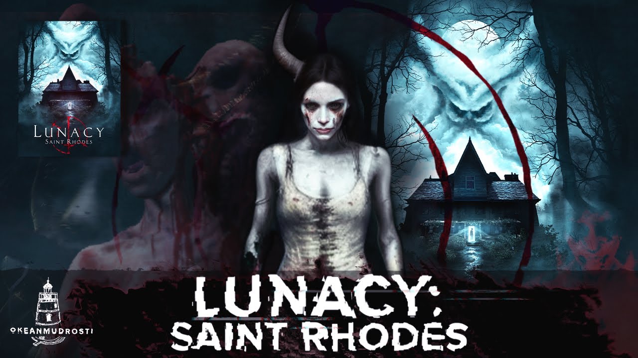 Средние хорроры. Lunacy: Saint Rhodes. Lunacy Saint Rhodes (2023). Lunacy игра. Lunacy Saint Rhodes логотип.