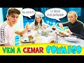 VEN A CENAR CONMIGO 🍽 ¡DANIELA hace la CENA a SUS HERMANOS! 👩‍🍳 Ven a CENAR con THE CRAZY HAACKS