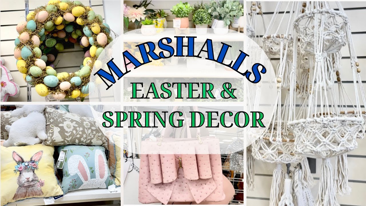 MARSHALLS EASTER & SPRING DECOR Shop with me YouTube