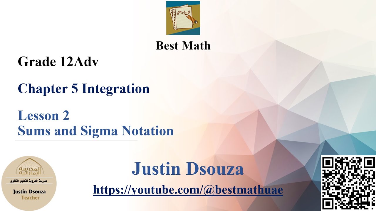 Sums and Sigma Notation | Integration | - YouTube