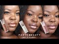 Fenty Beauty Gloss Bomb Comparison on Dark Skin | Is Fu$$y different???| Le Beat