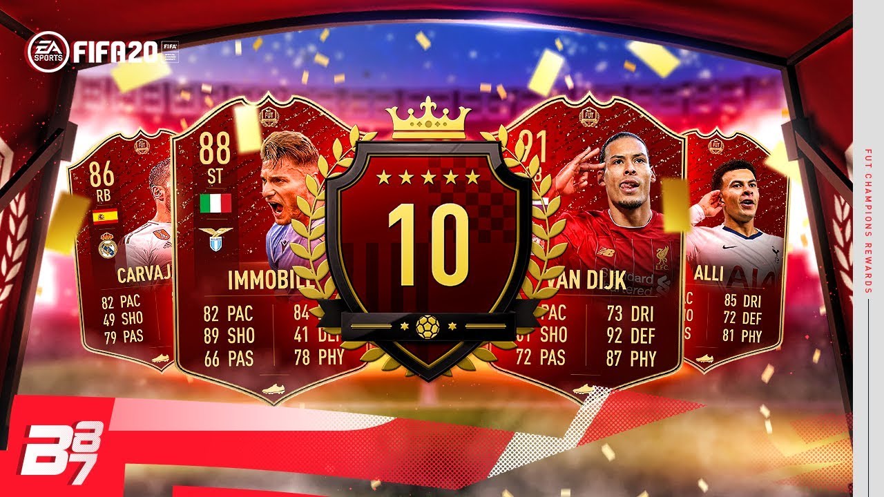 10TH IN THE WORLD! TOP 100 FUT CHAMPIONS REWARDS! | FIFA 20 ULTIMATE TEAM