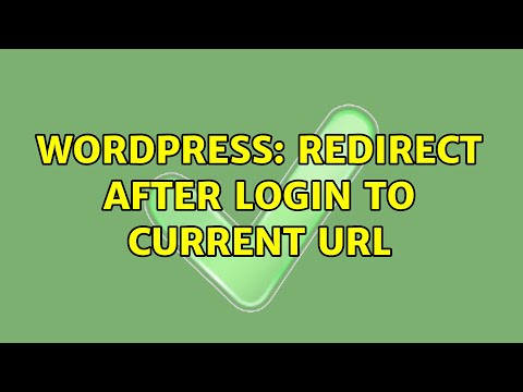 Wordpress: Redirect after login to current URL