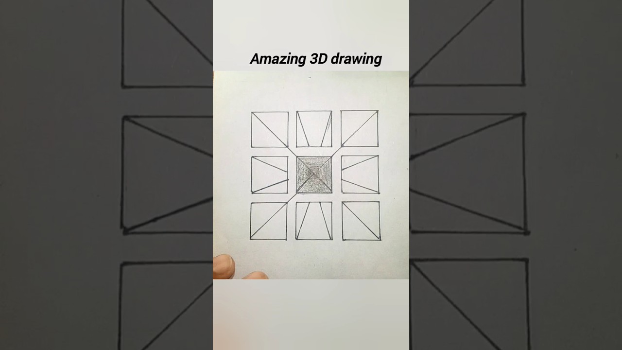 amazing 3D drawing video 
