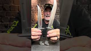 Buck 119 Special Pro and the Buck 120 General Pro Bowie Knives Side by Side