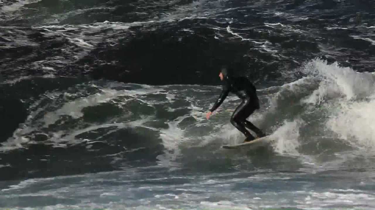 Surfing at Mölle in Sweden - YouTube