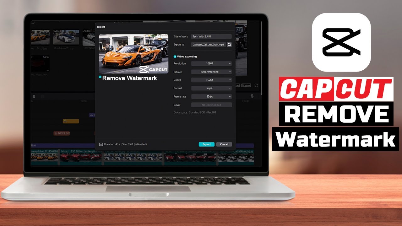 How To Remove CapCut Software Watermark in Pc/Laptop Permanently YouTube