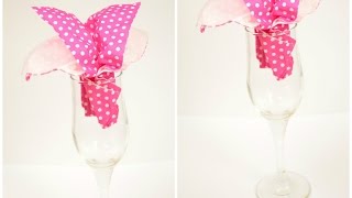 Как КРАСИВО сложить БУМАЖНЫЕ САЛФЕТКИ. 