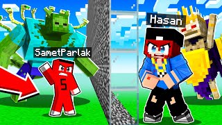 HASANI MOB SAVAŞINDA KÜÇÜLME HİLESİYLE TROLLEDİM !! - Minecraft