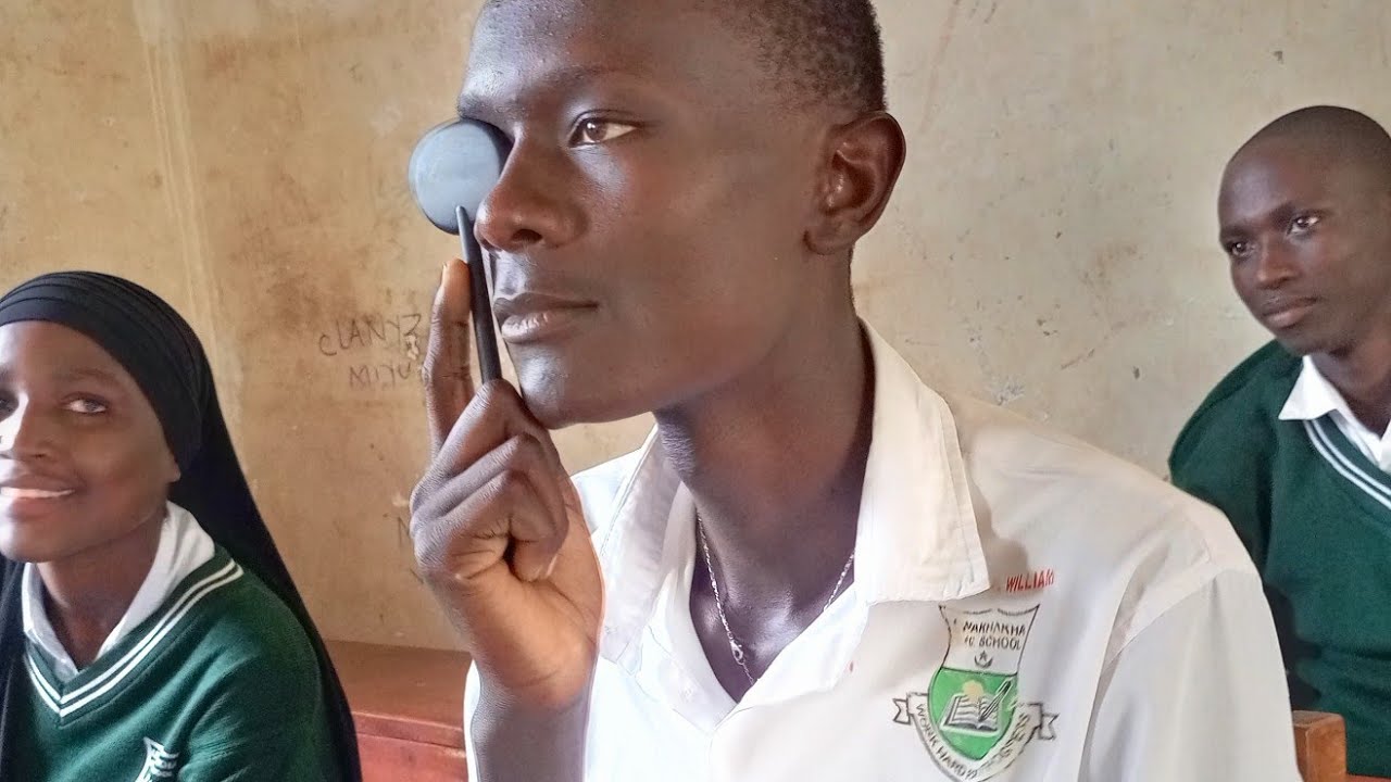 Sightbuddies eye screening at Lwakhakha secondary school