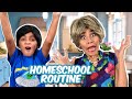 Embarrassing homeschool routine  miss mom vlogs  skits w lloyd stayhome  gem sisters