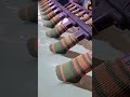 Glove printing with automatic machine process #manufacturing #industrial