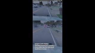 Video shows moment suspect sideswipes cruiser during chase in northern Kentucky