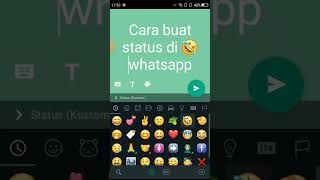 Tutorial cara buat status Whatsapp dalam Tulisan,mudah dimengerti screenshot 2