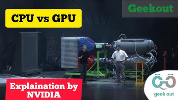 CPU vs GPU - Explained by NVIDIA || Geekout Robocon LDCE