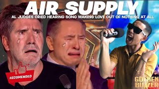Golden Buzzer: Air Supply Song Makes Simon Cowell Emotional - America's Got Talent 2024