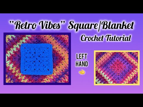 festii　VivienneWestwood ドローコードクロシェ Retro Vibes” Square/Blanket (Left Hand) - YouTube