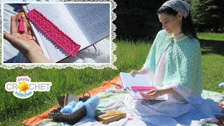 Polka Dot Bookmark Cottagecore Crochet Tutorial