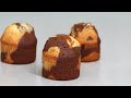 Mini Cake marmolado con Caramelo salado / Mini Marble Cake with Salted Caramel