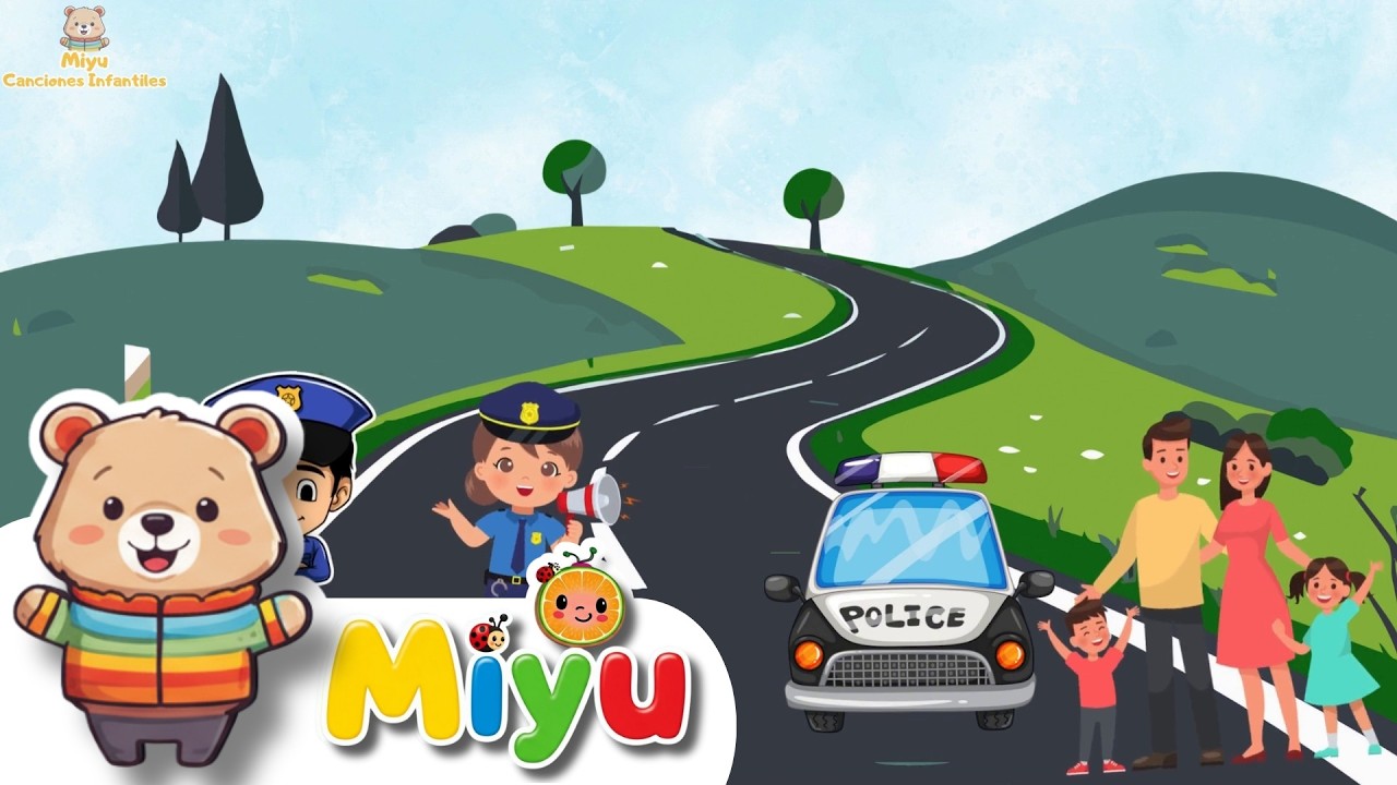 🌈🎵 ¡Aprende las Estaciones, Colores, Animales y la Policía con Canciones Infantiles - Miyu! ✨🚔