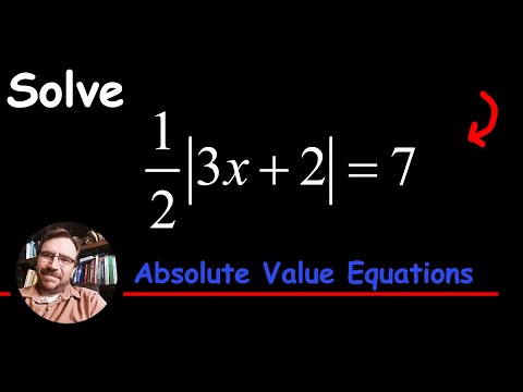 How to Solve an Absolute Value Equation | with a Fraction