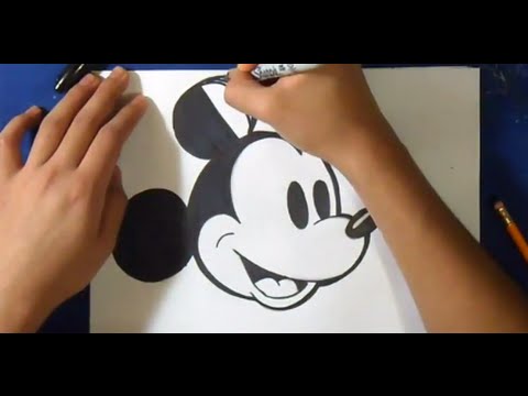 Comment Dessiner Mickey Mouse Youtube