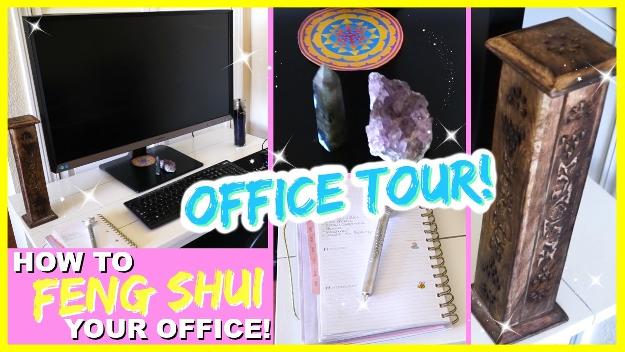 My Desk Tour How To Feng Shui Organize Your Office Work Space