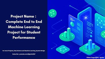 Project Name : Complete End to End Machine Learning Project for Student Performance