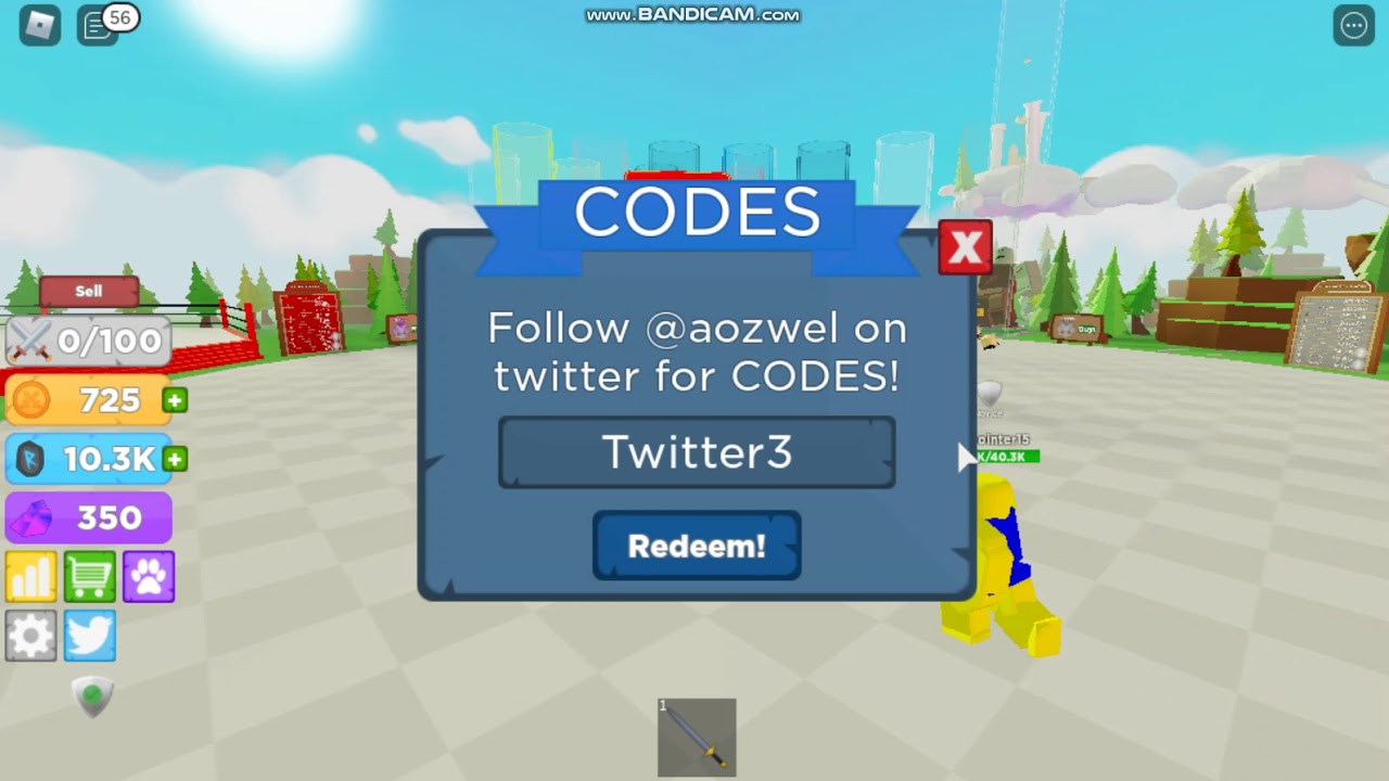 ROBLOX Boss Fighting Simulator Codes For Runes On December 1 2020 YouTube