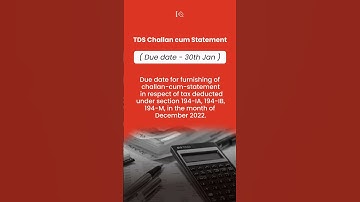 TCS Certificate , TDS Challan cum Statement , TDS Return #tds2023 #TDSRETURN #accountingsoftware