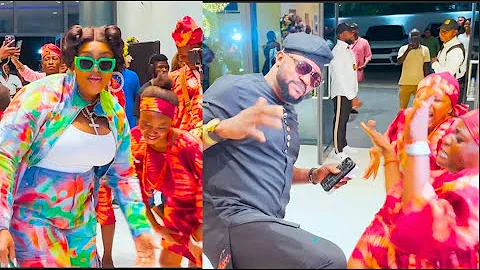 Watch How Odunlade Adekola and Eniola Badmus Danced Into Wumi Toriola’s 'Queen Lateefah' Premiere