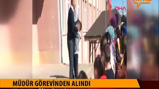 Çankırı'da Okul Müdüründen Öğrencilere Dayak Kamerada Resimi