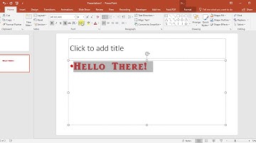 3 - Adding and Formatting Text on Slides