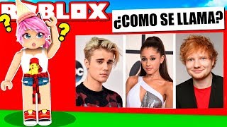 ADIVINA EL PERSONAJE FAMOSO en ROBLOX - YouTube