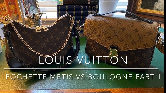 Louis Vuitton Pochette Métis with scarf
