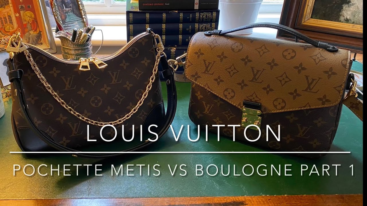 Louis Vuitton Reverse Vs. Monogram Pochette Metis Comparison 