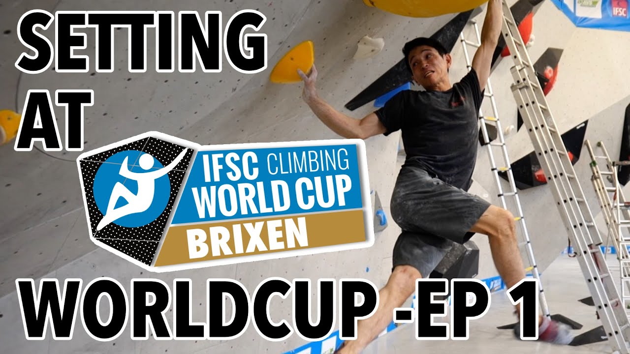 IFSC Worldcup Brixen 2022   The route setting process  1