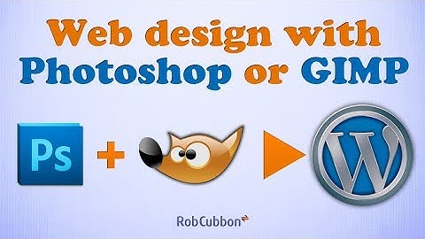 Web Design from a WordPress theme with Photoshop or GIMP
