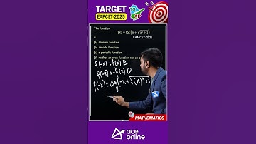 Target EAPCET 2025 Exam | Problem on Function #mathematics #previousyearquestions | #aceonline