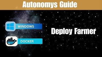 Autonomys Mainnet - W11 Docker - Deploy Farmer