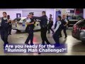 Police officers across the globe dance the running man