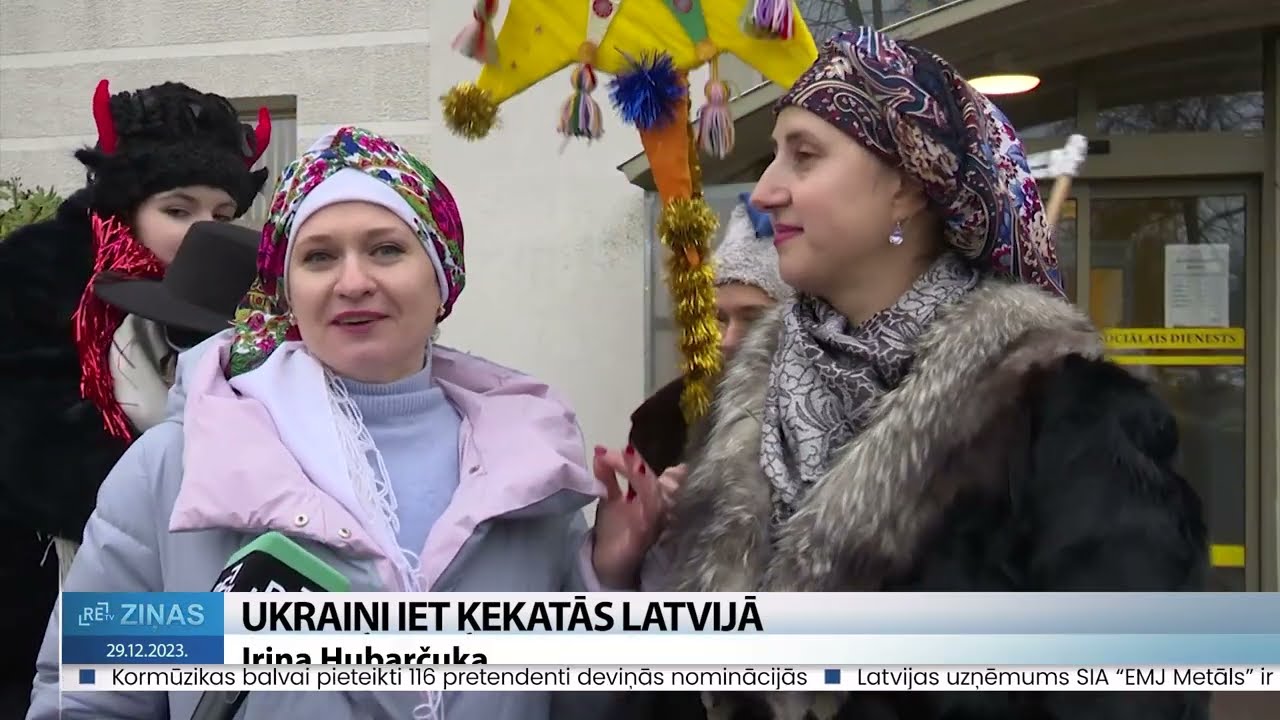 ReTV: Ukraiņi Latvijā iet ķekatās