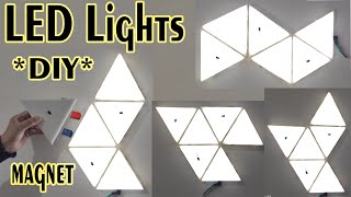 LED Lights/Building DIY LED lights/DIY Nanoleaf Lamp/Smart LED Panel/HOW TO MAKE RGB LIGHT PANELS