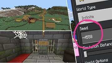 Minecraft Huge Village And Igloo Seed