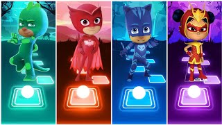 PJ Masks: CatBoy 🆚 Owlette 🆚 Gekko 🆚 An Yu 🎶 Tiles Hop EDM Rush