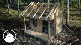 Project log cabin | The porch & rafters