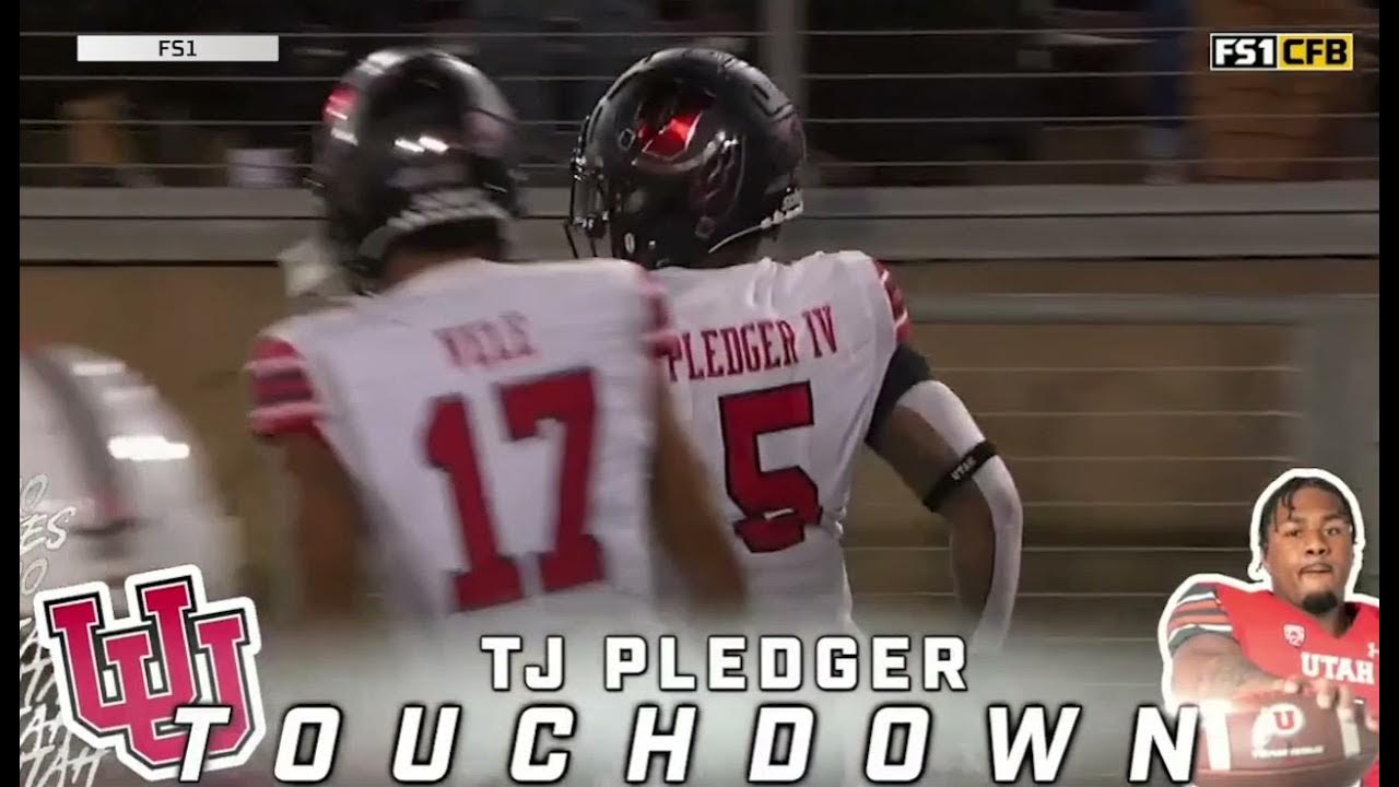 T.J. Pledger breaks Utah football record with 96yard rushing touchdown