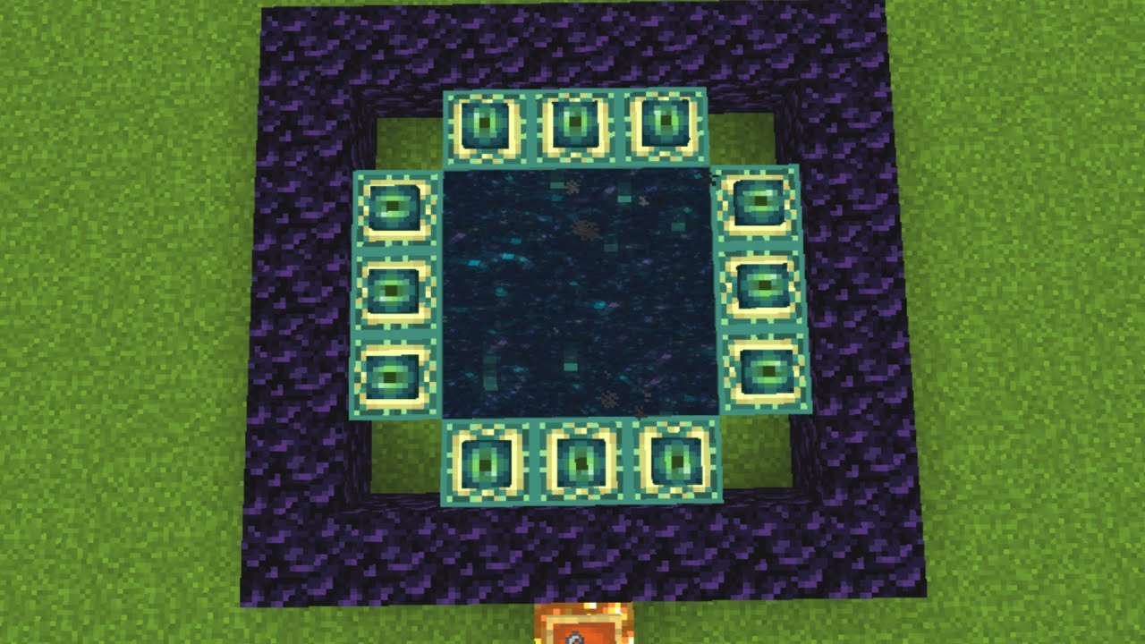 What happens if you merge NETHER and END minecraft portals? - YouTube