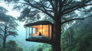 I Spent 120 Days Building a Tree House in Heavy Rain